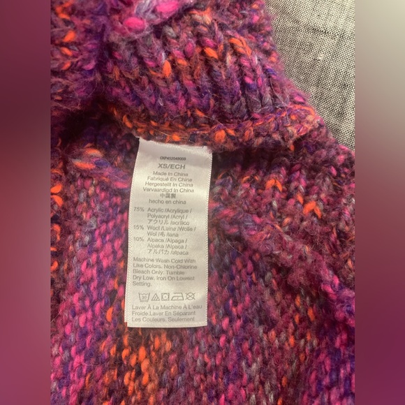 Madewell 💗 GUC 💗 turtleneck sweater with zipper on side. Size: XS - Picture 4 of 12